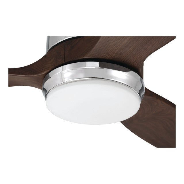 MOB60CH3 - Mobi 60" 3 Blade Ceiling Fan with Light Kit - Remote & Wall Control - Chrome