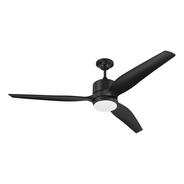 MOB60FB3 - Mobi 60" 3 Blade Indoor / Outdoor Ceiling Fan with Light Kit - Remote & Wall Control - Fl