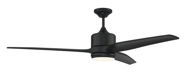 MOB60FB3 - Mobi 60" 3 Blade Indoor / Outdoor Ceiling Fan with Light Kit - Remote & Wall Control - Fl