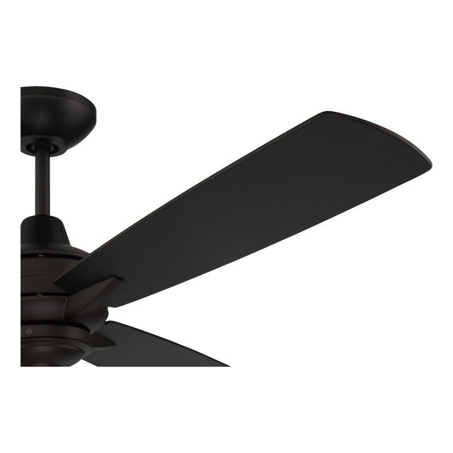 MOT52FB3 - Moto 52" 3 Blade Indoor / Outdoor Ceiling Fan - Pull Chain - Flat Black