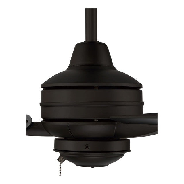 MOT52FB3 - Moto 52" 3 Blade Indoor / Outdoor Ceiling Fan - Pull Chain - Flat Black