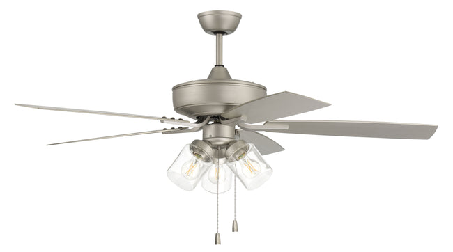 OP104PN5 - Outdoor Pro Plus 104 52" 5 Blade Indoor / Outdoor Ceiling Fan with Light Kit - Pull Chain