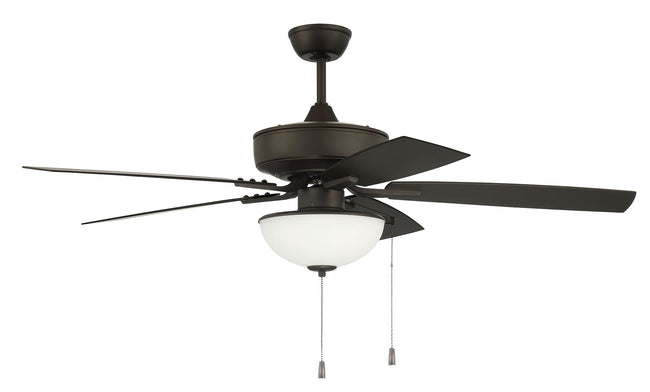 OP211ESP5 - Outdoor Pro Plus 211 52" 5 Blade Indoor / Outdoor Ceiling Fan with Light Kit - Pull Chai