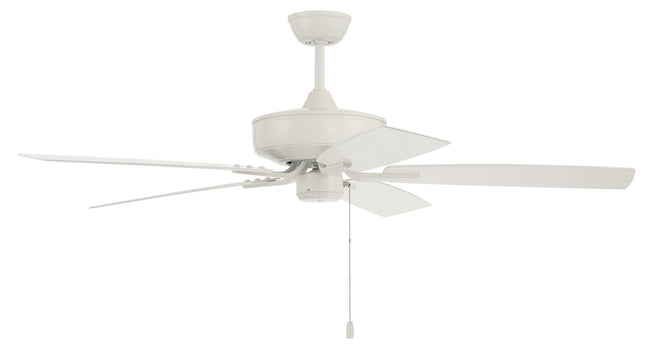OP52W5 - Outdoor Pro Plus 52" 5 Blade Indoor / Outdoor Ceiling Fan - Pull Chain - White