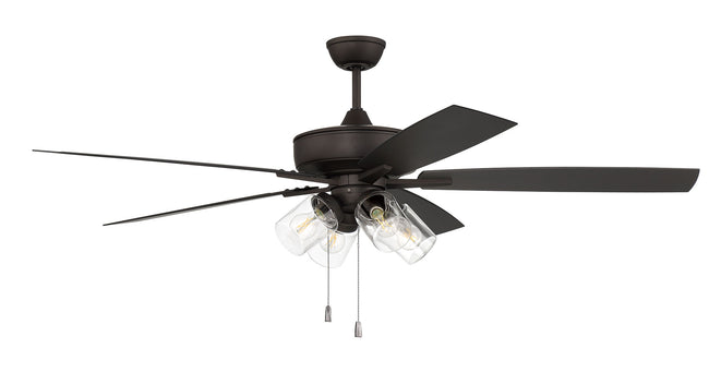 OS104ESP5 - Outdoor Super Pro 104 60" 5 Blade Indoor / Outdoor Ceiling Fan with Light Kit - Pull Cha