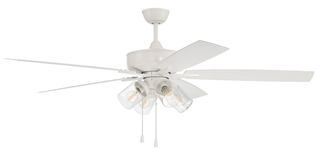 OS104W5 - Outdoor Super Pro 104 60" 5 Blade Indoor / Outdoor Ceiling Fan with Light Kit - Pull Chain