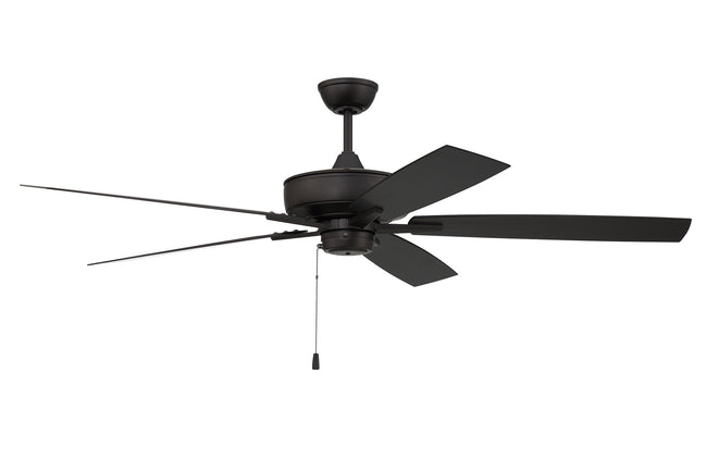 OS60FB5 - Outdoor Super Pro 60" 5 Blade Indoor / Outdoor Ceiling Fan - Pull Chain - Flat Black