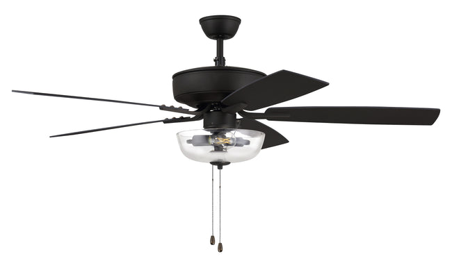 P101ESP5-52ESPWLN - Pro Plus 101 52" 5 Blade Ceiling Fan with Light Kit - Pull Chain - Espresso