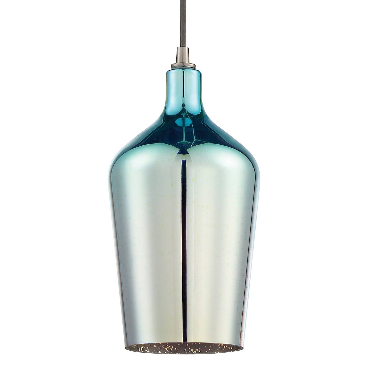 P720BNK1 - 6" Wide Mini Pendant with Burst Glass Shade