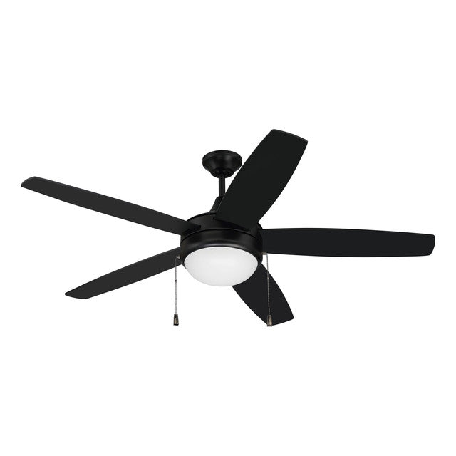 PHA52FB5 - Phaze 52" 5 Blade Ceiling Fan with Light Kit - Flat Black