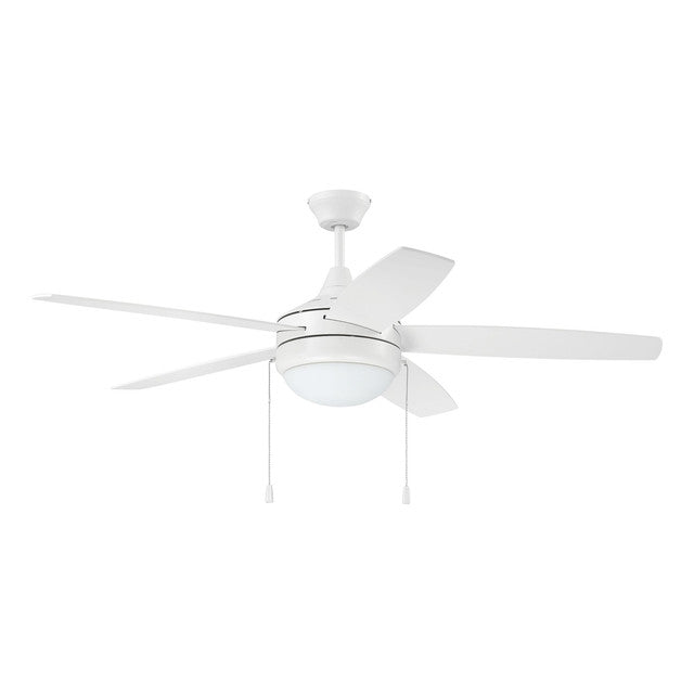 PHA52W5 - Phaze 52" 5 Blade Ceiling Fan with Light Kit - White
