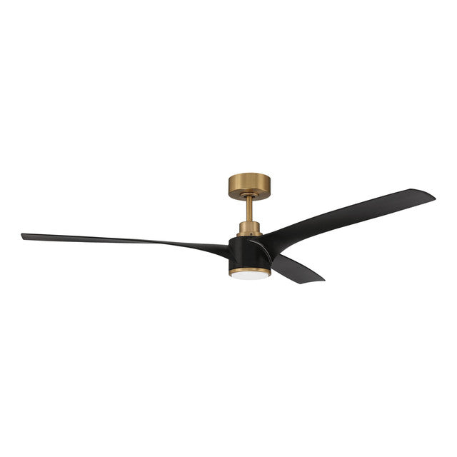 PHB60FBSB3 - Phoebe 60" 3 Blade Indoor / Outdoor Ceiling Fan with Light Kit - Wi-Fi Remote Control -