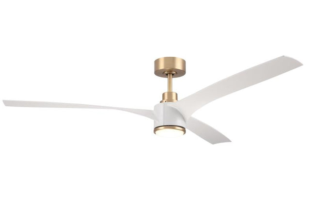 PHB60SB3 - Phoebe 60" 3 Blade Indoor / Outdoor Ceiling Fan with Light Kit - Wi-Fi Remote Control - S