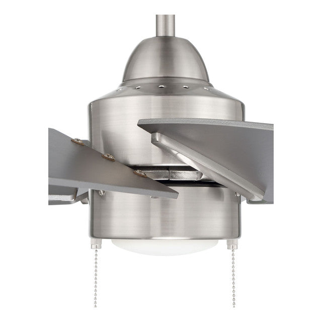 PPT24BNK6 - Propel II 24" 6 Blade Ceiling Fan with Light Kit - Pull Chain - Brushed Polished Nickel