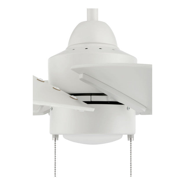 PPT24W6 - Propel II 24" 6 Blade Indoor / Outdoor Ceiling Fan with Light Kit - Pull Chain - White