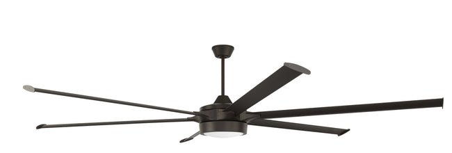 PRT102ESP6 - Prost 102" 6 Blade Indoor / Outdoor Ceiling Fan with Light Kit - Remote/WiFi - Espresso
