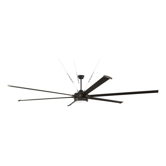 PRT120ESP6 - Prost 120" 6 Blade Indoor / Outdoor Ceiling Fan with Light Kit - Remote/WiFi - Espresso