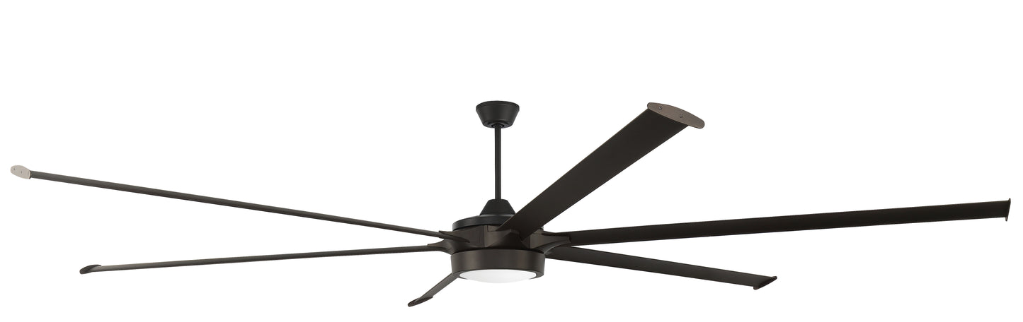 PRT120ESP6 - Prost 120" 6 Blade Indoor / Outdoor Ceiling Fan with Light Kit - Remote/WiFi - Espresso