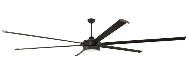 PRT120ESP6 - Prost 120" 6 Blade Indoor / Outdoor Ceiling Fan with Light Kit - Remote/WiFi - Espresso