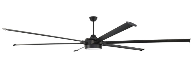 PRT120FB6 - Prost 120" 6 Blade Indoor / Outdoor Ceiling Fan with Light Kit - Remote/WiFi - Flat Blac