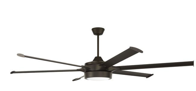 PRT78ESP6 - Prost 78" 6 Blade Indoor / Outdoor Ceiling Fan with Light Kit - Remote/WiFi - Espresso