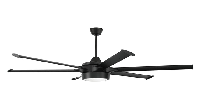 PRT78FB6 - Prost 78" 6 Blade Indoor / Outdoor Ceiling Fan with Light Kit - Remote/WiFi - Flat Black