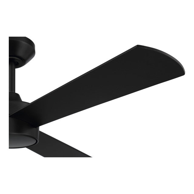 PRV52FB3 - Provision 52" 3 Blade Ceiling Fan - Wi-Fi Remote Control - Flat Black