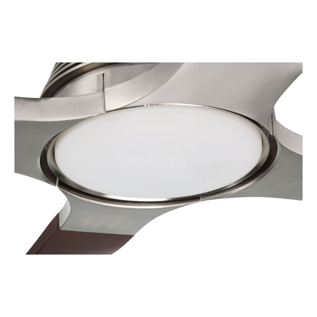 RIC60BNK4 - Ricasso 60" 4 Blade Ceiling Fan with Light Kit - Remote & Wall Control - Brushed Polishe