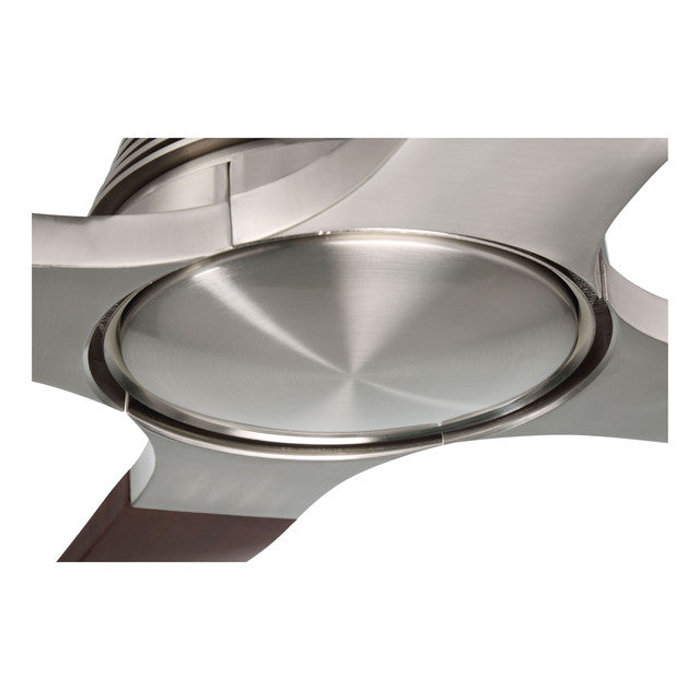 RIC60BNK4 - Ricasso 60" 4 Blade Ceiling Fan with Light Kit - Remote & Wall Control - Brushed Polishe