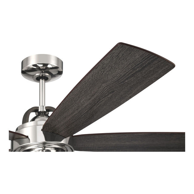 RSE52PLN5 - Reese 52" 5 Blade Ceiling Fan with Light Kit - Wi-Fi Remote Control - Polished Nickel