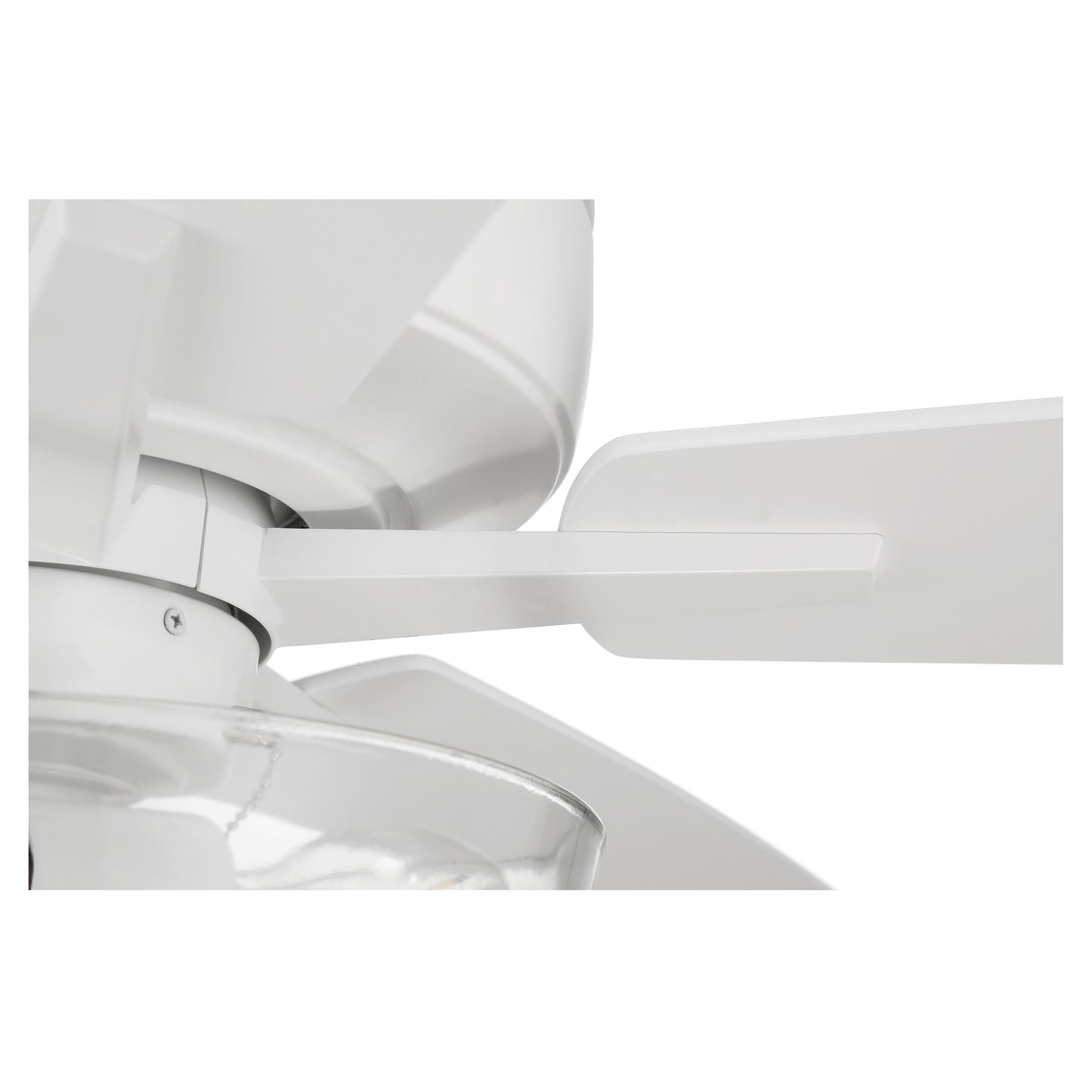 S101W5-60WWOK - Super Pro 101 60" 5 Blade Ceiling Fan with Light Kit - Pull Chain - White