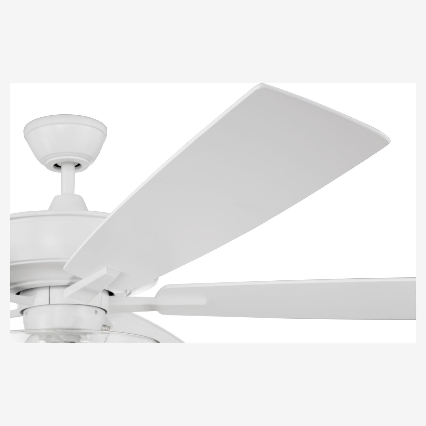 S101W5-60WWOK - Super Pro 101 60" 5 Blade Ceiling Fan with Light Kit - Pull Chain - White