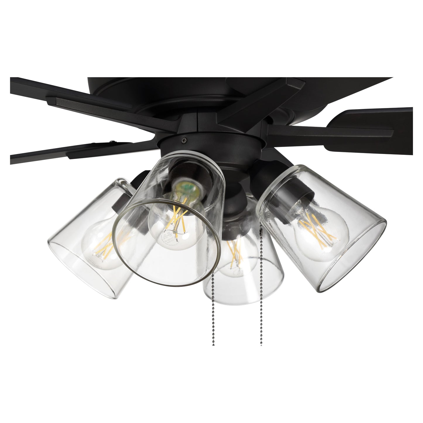 S104ESP5-60ESPWLN - Super Pro 104 60" 5 Blade Ceiling Fan with Light Kit - Pull Chain - Espresso