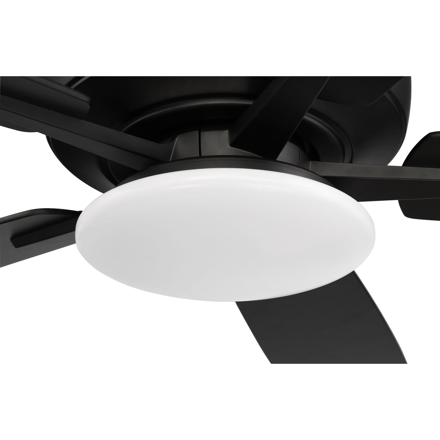 S112FB5-60FBGW - Super Pro 112 60" 5 Blade Ceiling Fan with Light Kit - Hard-wire - Flat Black