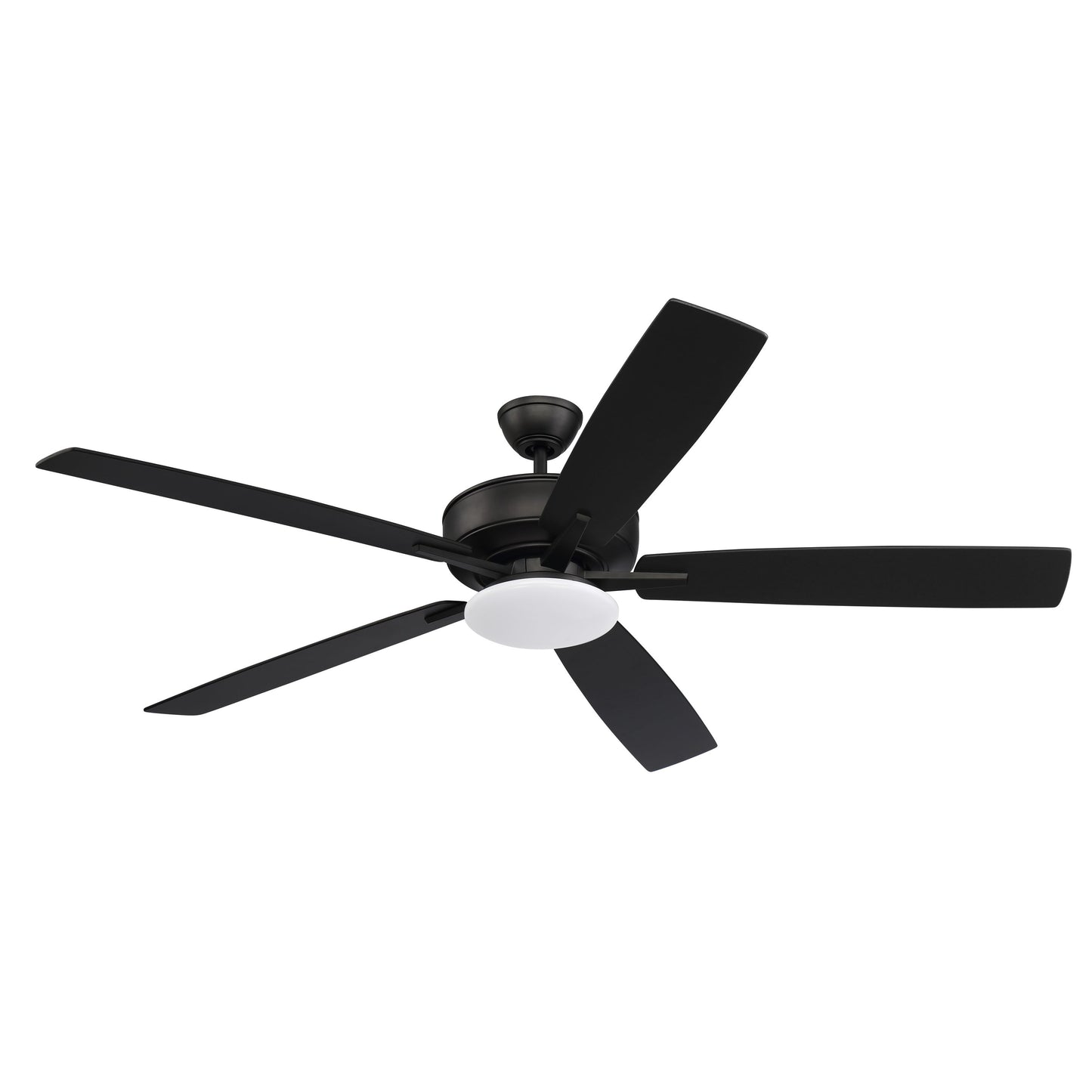 S112FB5-60FBGW - Super Pro 112 60" 5 Blade Ceiling Fan with Light Kit - Hard-wire - Flat Black