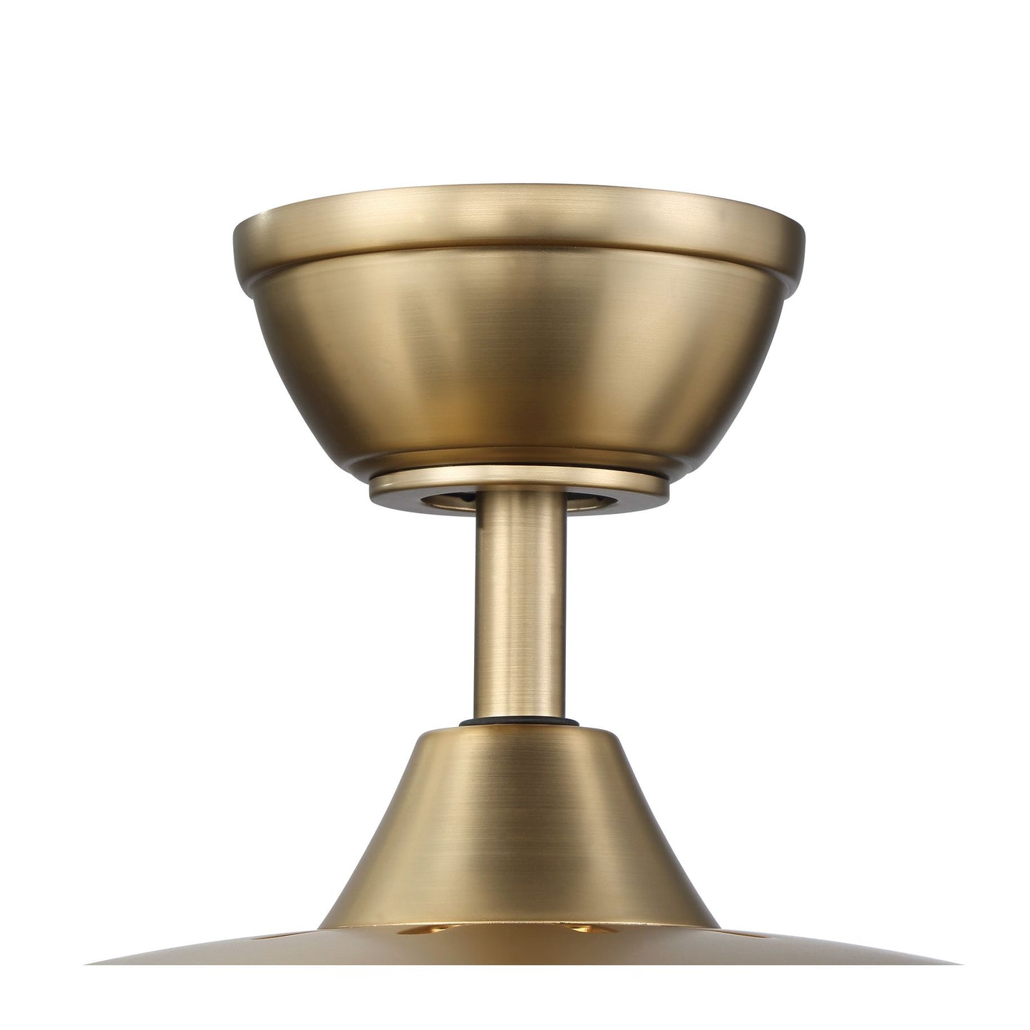 S112SB5-60BWNFB - Super Pro 112 60" 5 Blade Ceiling Fan with Light Kit - Hard-wire - Satin Brass