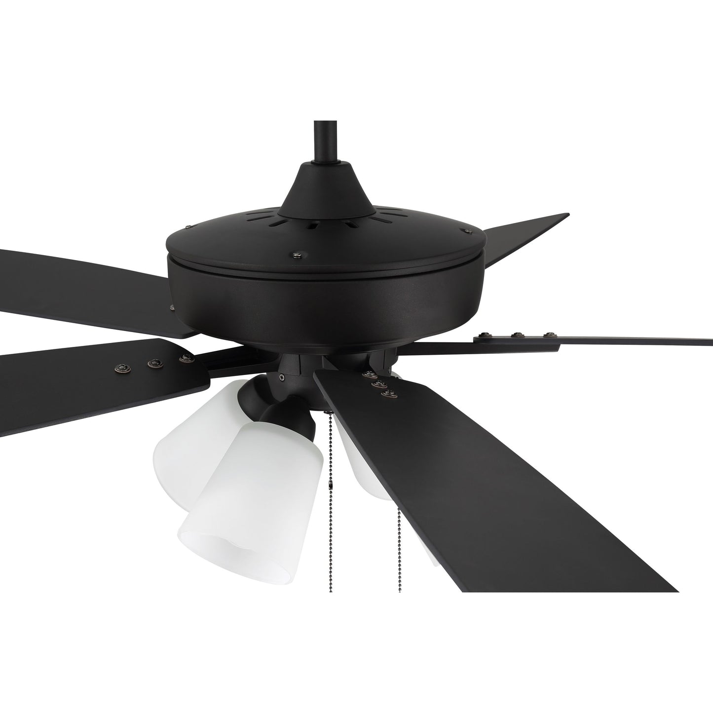 S114ESP5-60ESPWLN - Super Pro 114 60" 5 Blade Ceiling Fan with Light Kit - Pull Chain - Espresso