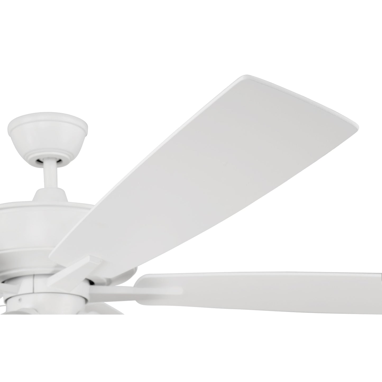 S114W5-60WWOK - Super Pro 114 60" 5 Blade Ceiling Fan with Light Kit - Pull Chain - White