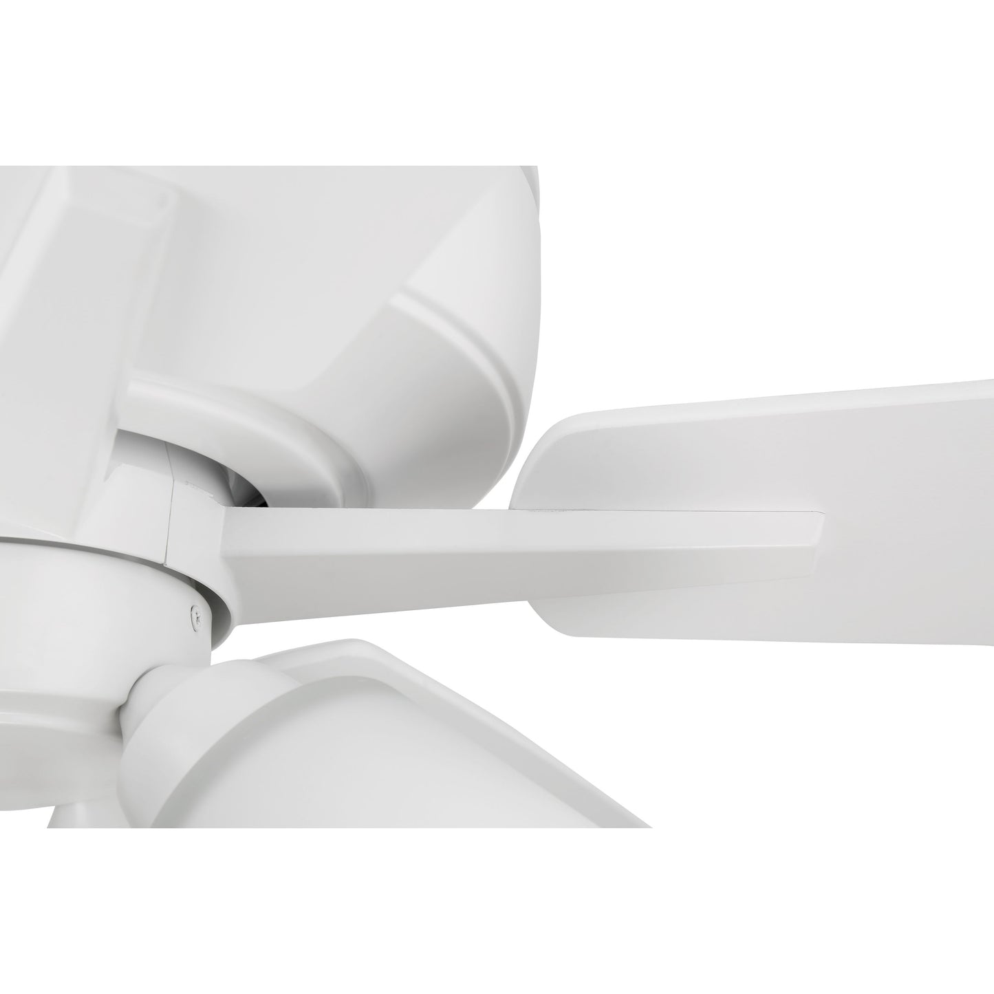 S114W5-60WWOK - Super Pro 114 60" 5 Blade Ceiling Fan with Light Kit - Pull Chain - White