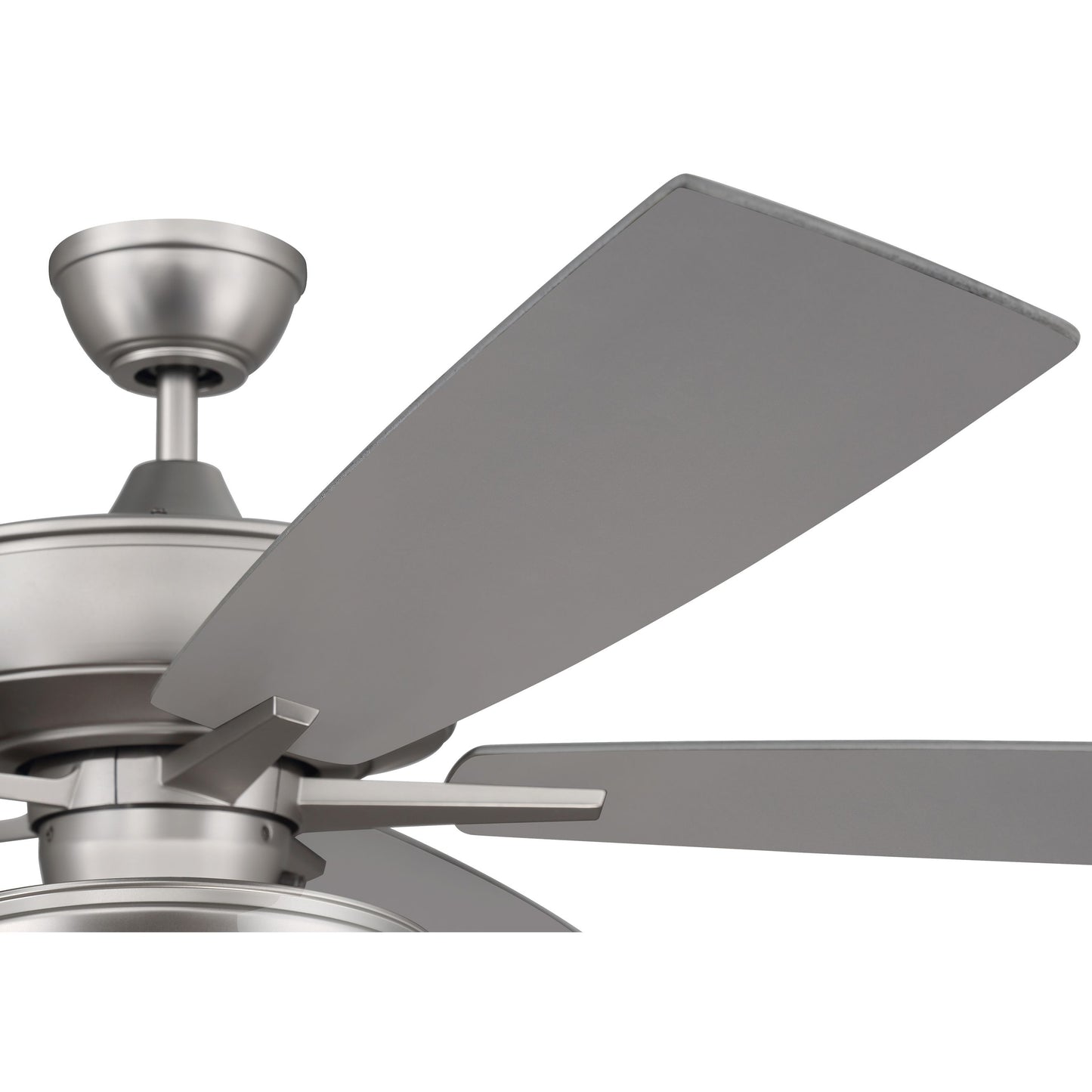 S119BN5-60BNGW - Super Pro 119 60" 5 Blade Ceiling Fan with Light Kit - Pull Chain - Brushed Satin N