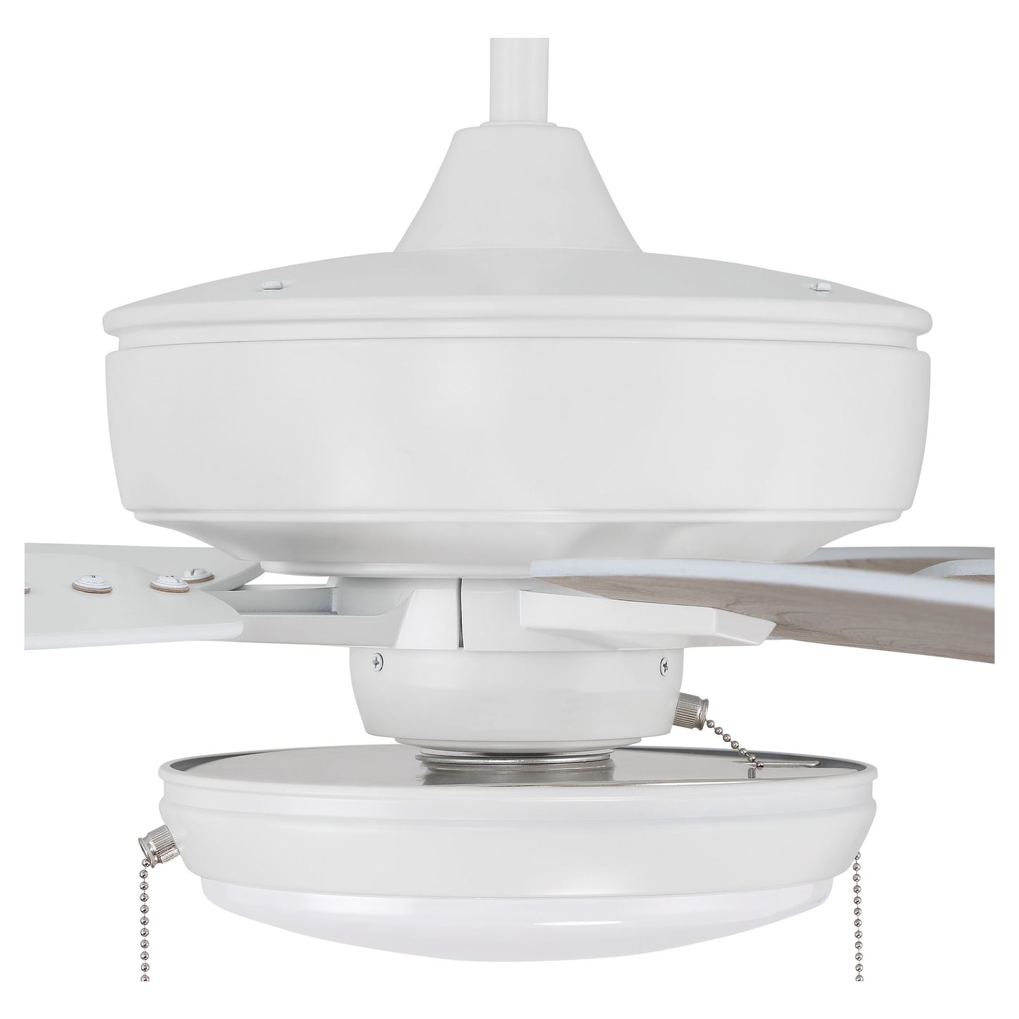S119W5-60WWOK - Super Pro 119 60" 5 Blade Ceiling Fan with Light Kit - Pull Chain - White