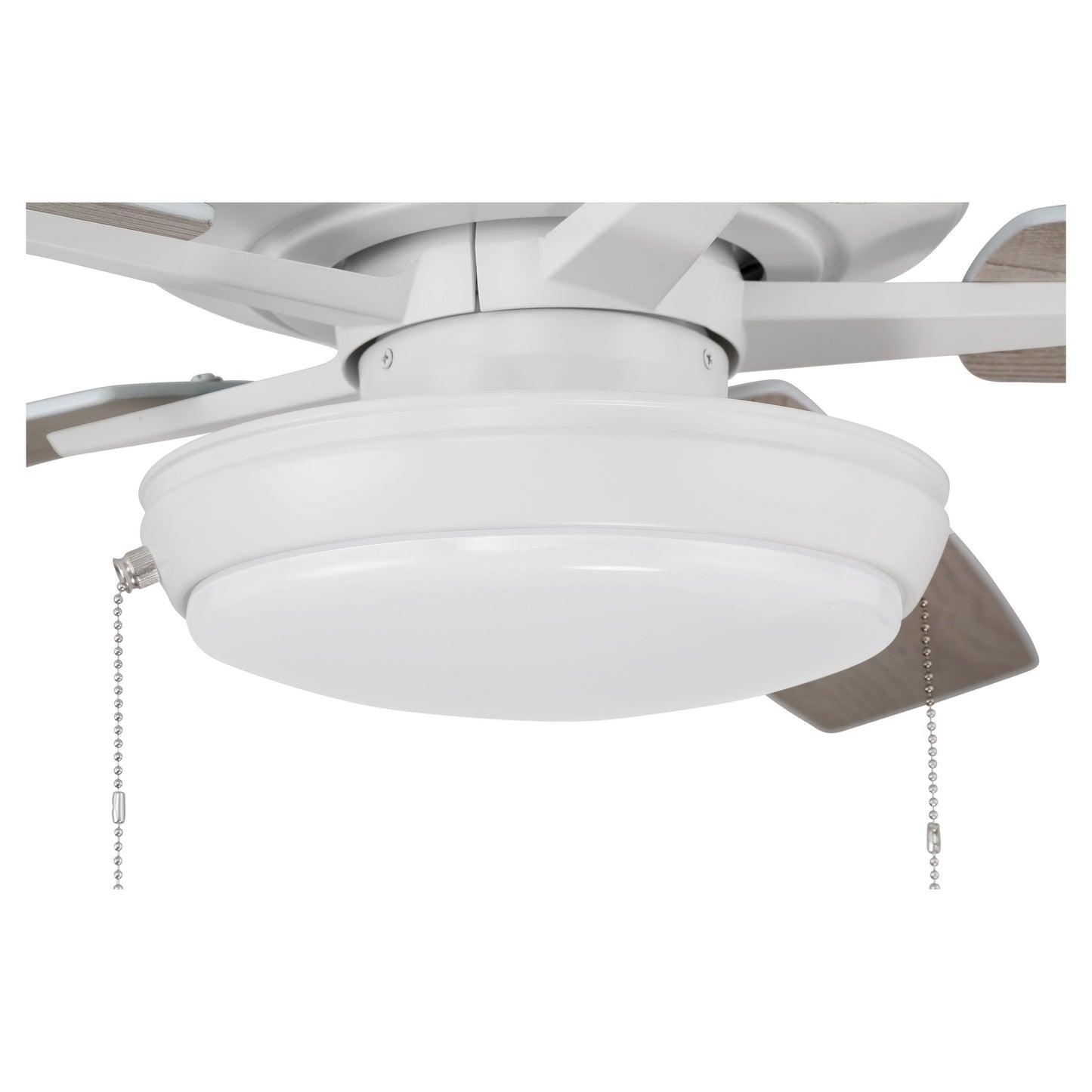 S119W5-60WWOK - Super Pro 119 60" 5 Blade Ceiling Fan with Light Kit - Pull Chain - White