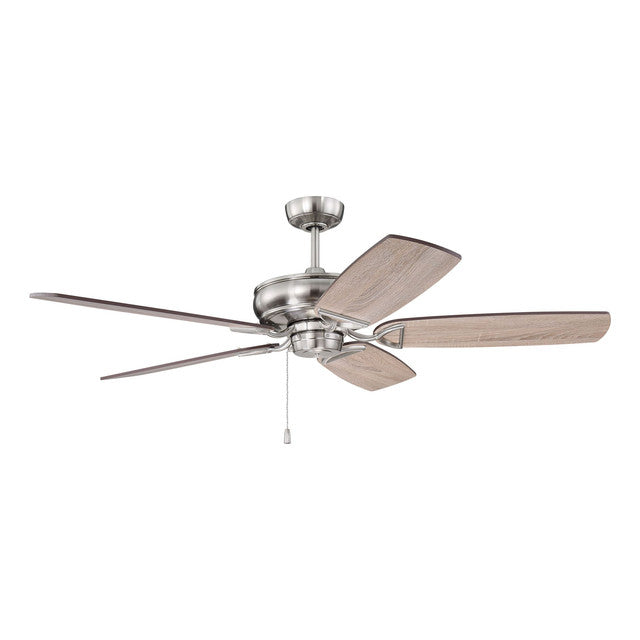 SAP56BNK5 - Supreme Air Plus 56" 5 Blade Ceiling Fan - Pull Chain - Brushed Polished Nickel