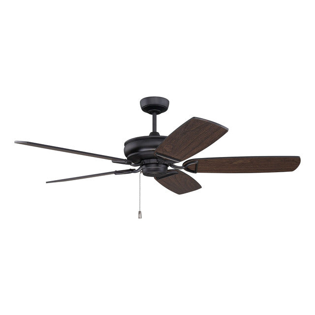 SAP56FB5 - Supreme Air Plus 56" 5 Blade Indoor / Outdoor Ceiling Fan - Pull Chain - Flat Black