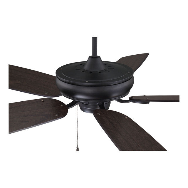 SAP56FB5 - Supreme Air Plus 56" 5 Blade Indoor / Outdoor Ceiling Fan - Pull Chain - Flat Black