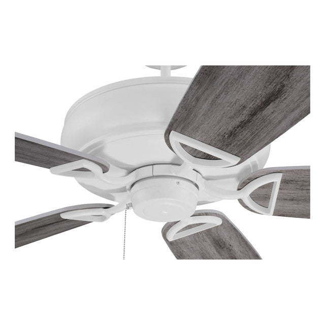 SAP56MWW5 - Supreme Air Plus 56" 5 Blade Indoor / Outdoor Ceiling Fan - Pull Chain - Matte White