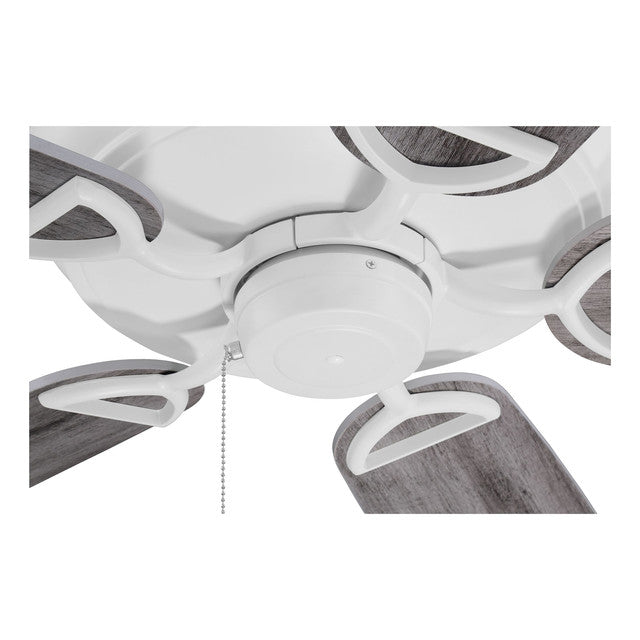 SAP56MWW5 - Supreme Air Plus 56" 5 Blade Indoor / Outdoor Ceiling Fan - Pull Chain - Matte White
