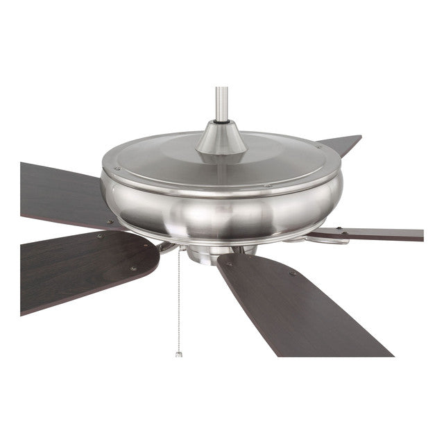 SAP62BNK5 - Supreme Air Plus 62" 5 Blade Ceiling Fan - Pull Chain - Brushed Polished Nickel