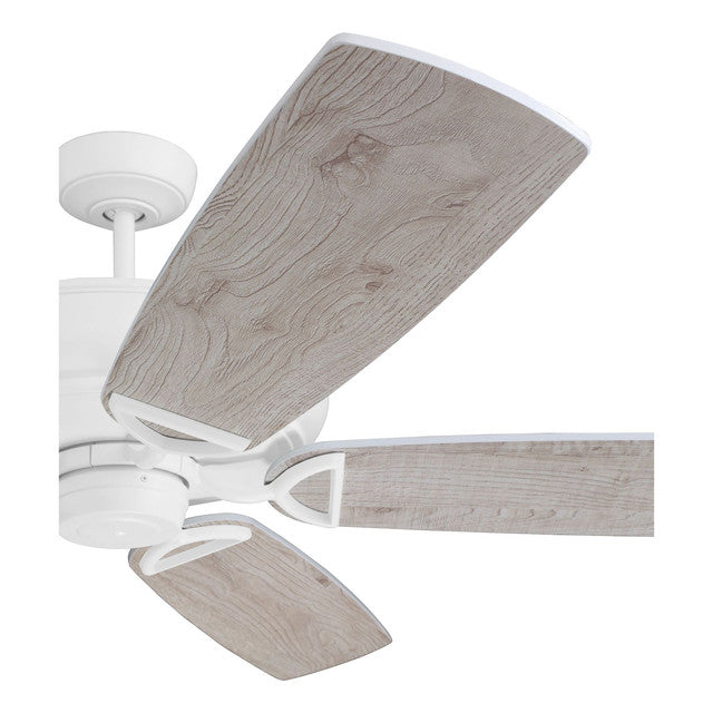 SAP62MWW5 - Supreme Air Plus 62" 5 Blade Indoor / Outdoor Ceiling Fan - Pull Chain - Matte White