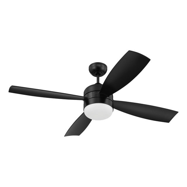 SBN52FB4 - Sebastion 52" 4 Blade Indoor / Outdoor Ceiling Fan with Light Kit - Wi-Fi Remote Control